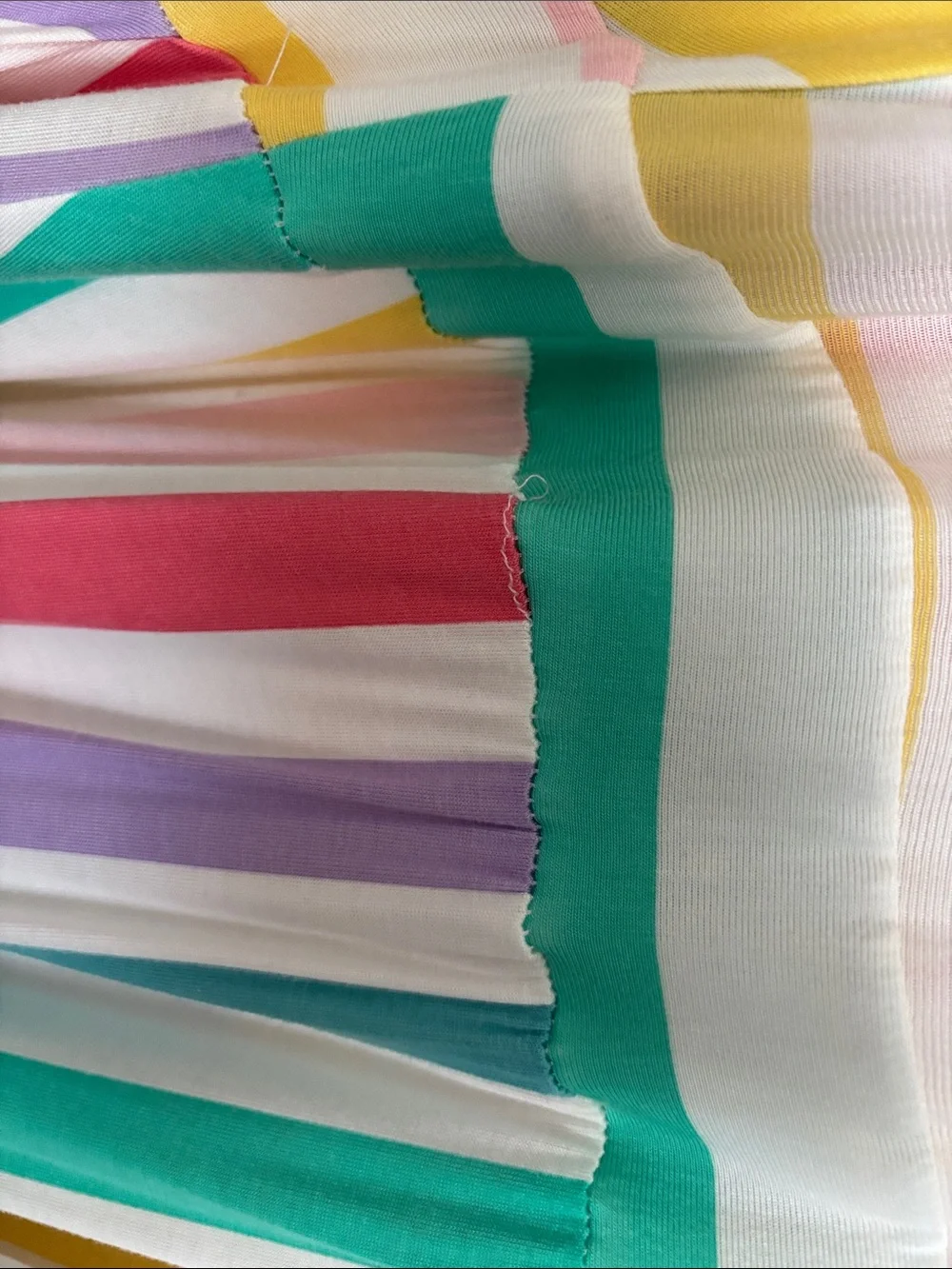 torrid Multicolor Striped Maxi Dress - White, Teal, Yellow, Pink, Red, Purple - Picture 6 of 6